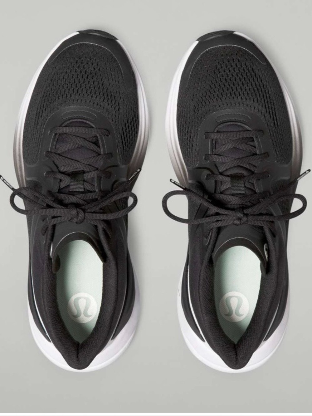 lululemon athletica Black and White Women’s Athletic Running Shoes